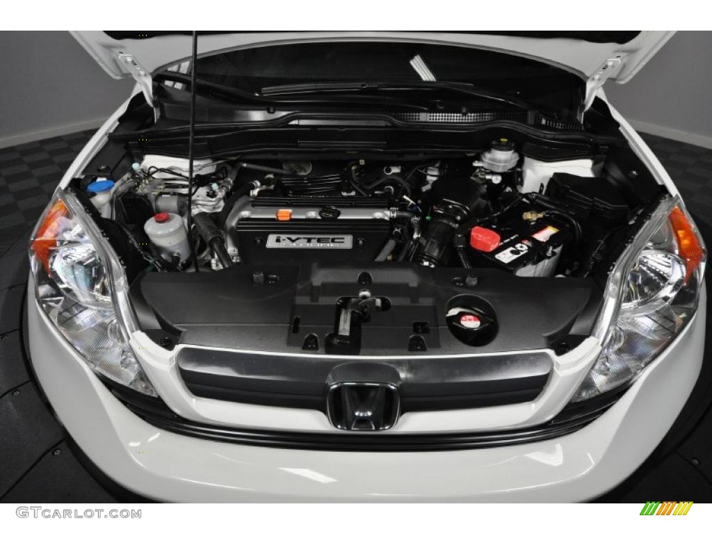 2008 CR-V LX 4WD - Taffeta White / Black photo #9
