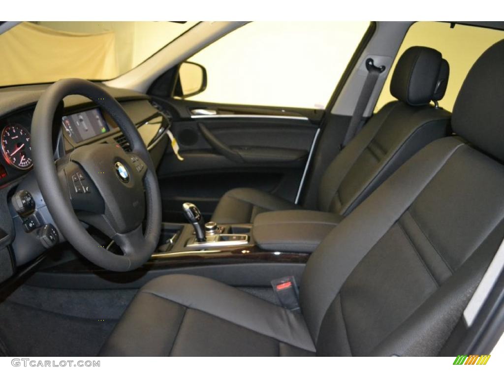 Black Interior 2012 BMW X5 xDrive35i Premium Photo #49599712