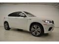 2012 Alpine White BMW X6 M   photo #2