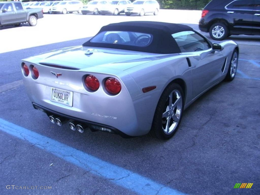 2005 Corvette Convertible - Machine Silver / Steel Grey photo #3