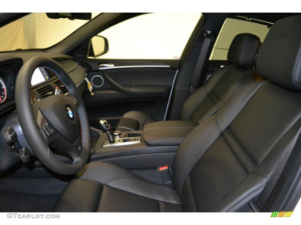 Black Interior 2012 BMW X6 M Standard X6 M Model Photo #49600036