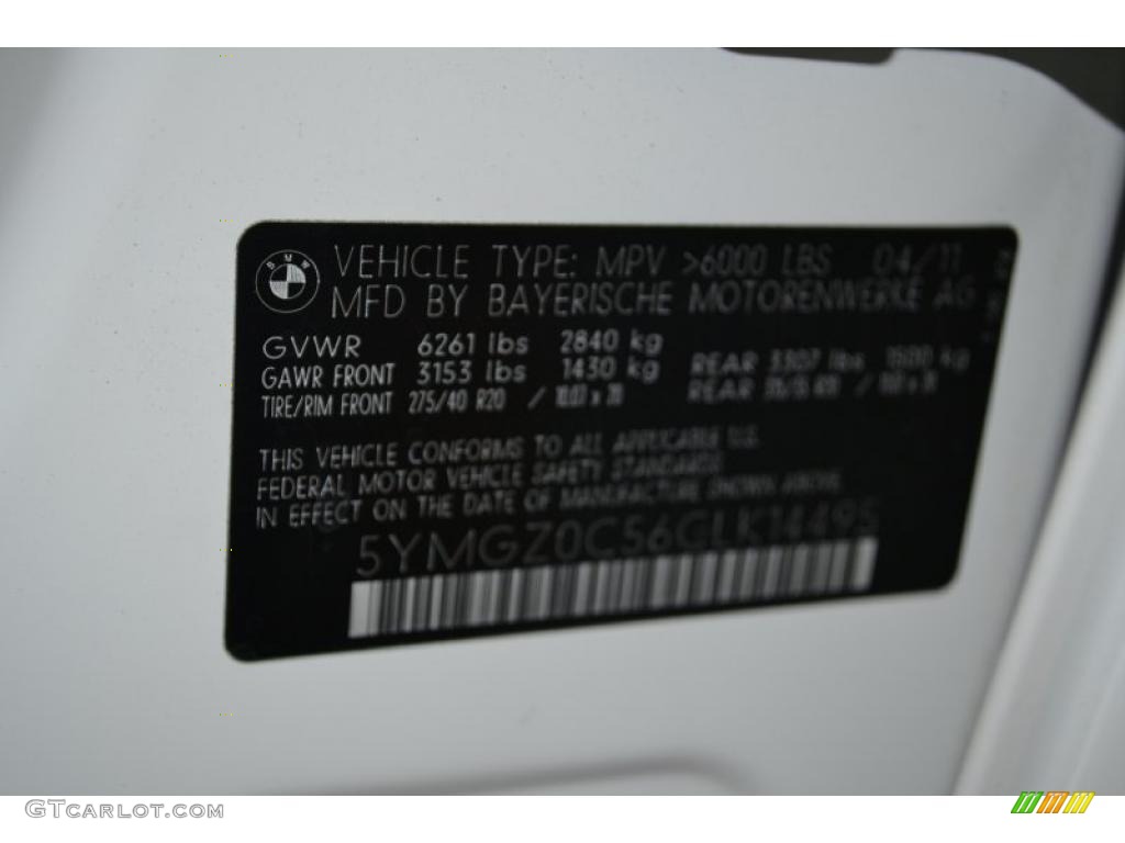 2012 X6 M  - Alpine White / Black photo #14