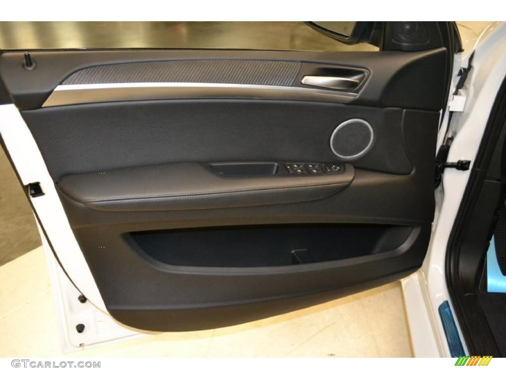 2012 BMW X6 M Standard X6 M Model Black Door Panel Photo #49600090