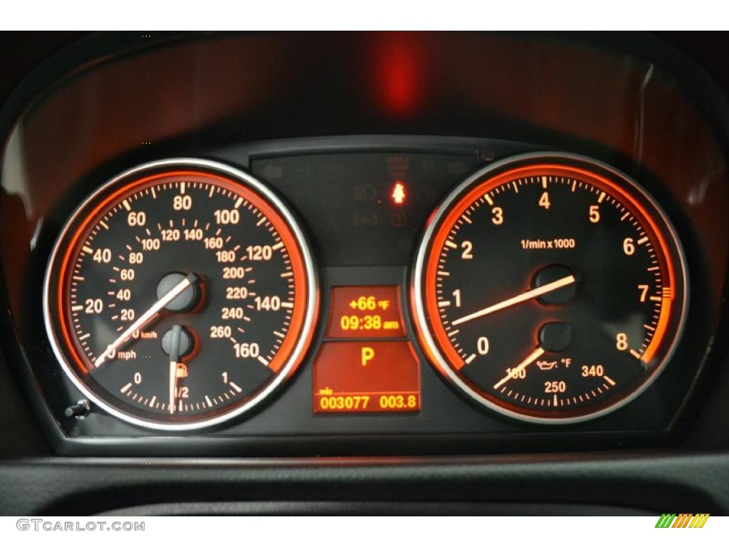 2011 BMW 3 Series 335i Coupe Gauges Photo #49601068