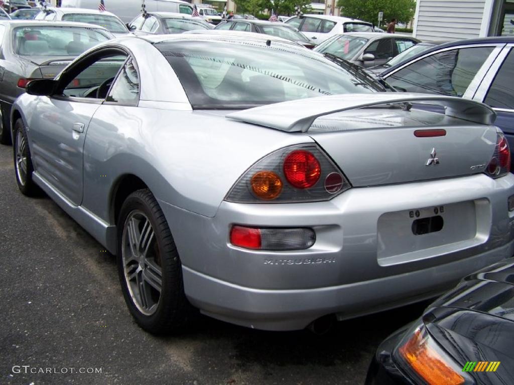 2003 Eclipse GTS Coupe - Sterling Silver Metallic / Midnight photo #2