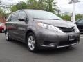 2011 Predawn Gray Mica Toyota Sienna LE  photo #3