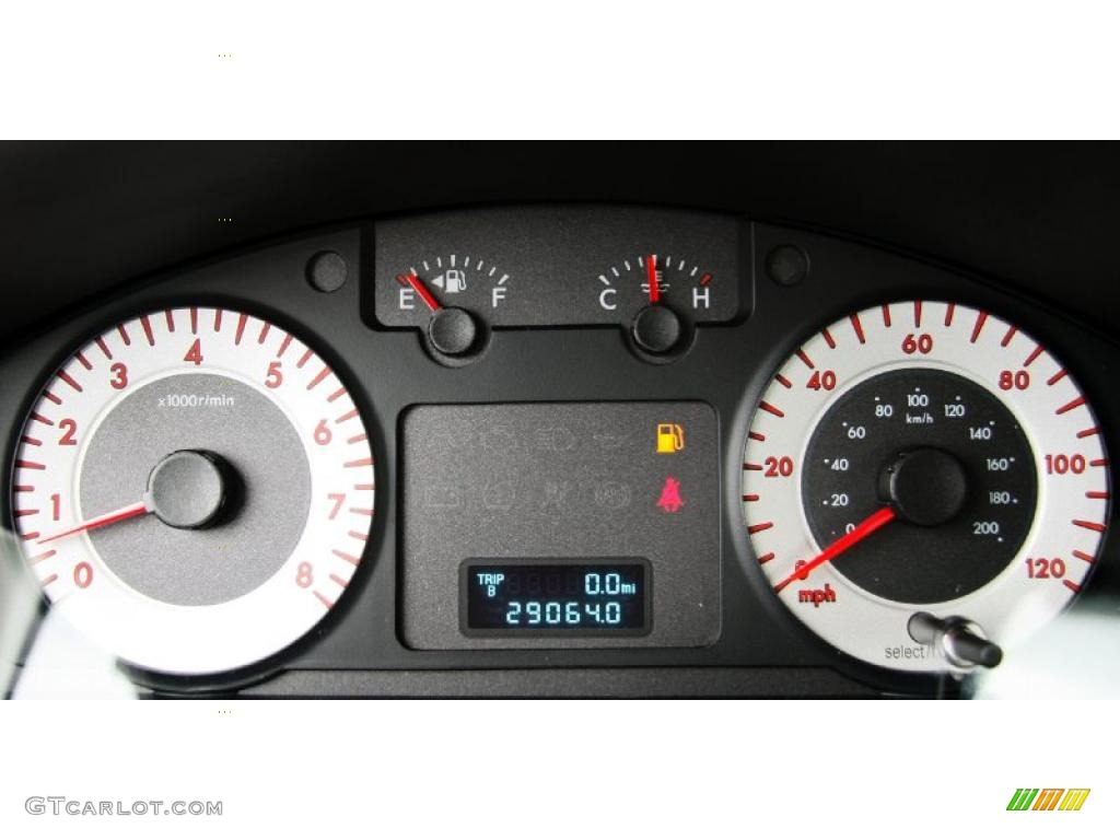 2010 Mazda Tribute i Sport AWD Gauges Photo #49601743