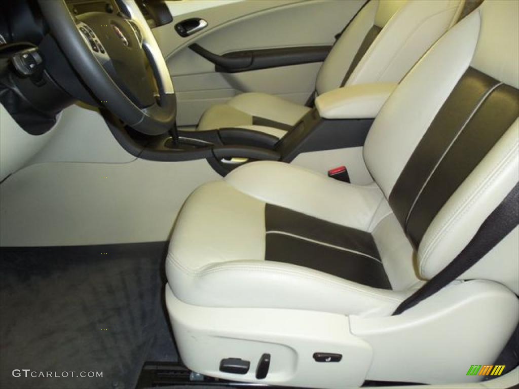 Parchment/Black Interior 2007 Saab 9-3 Aero Convertible Photo #49602475