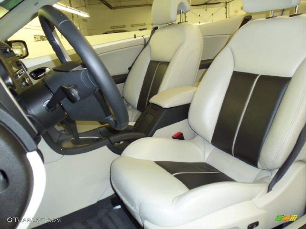 Parchment/Black Interior 2007 Saab 9-3 Aero Convertible Photo #49602487