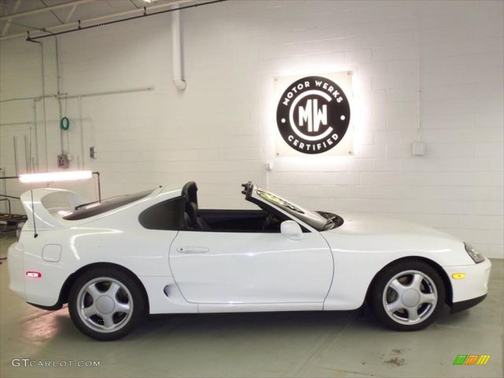 1996 Supra Coupe - Super White / Black photo #12