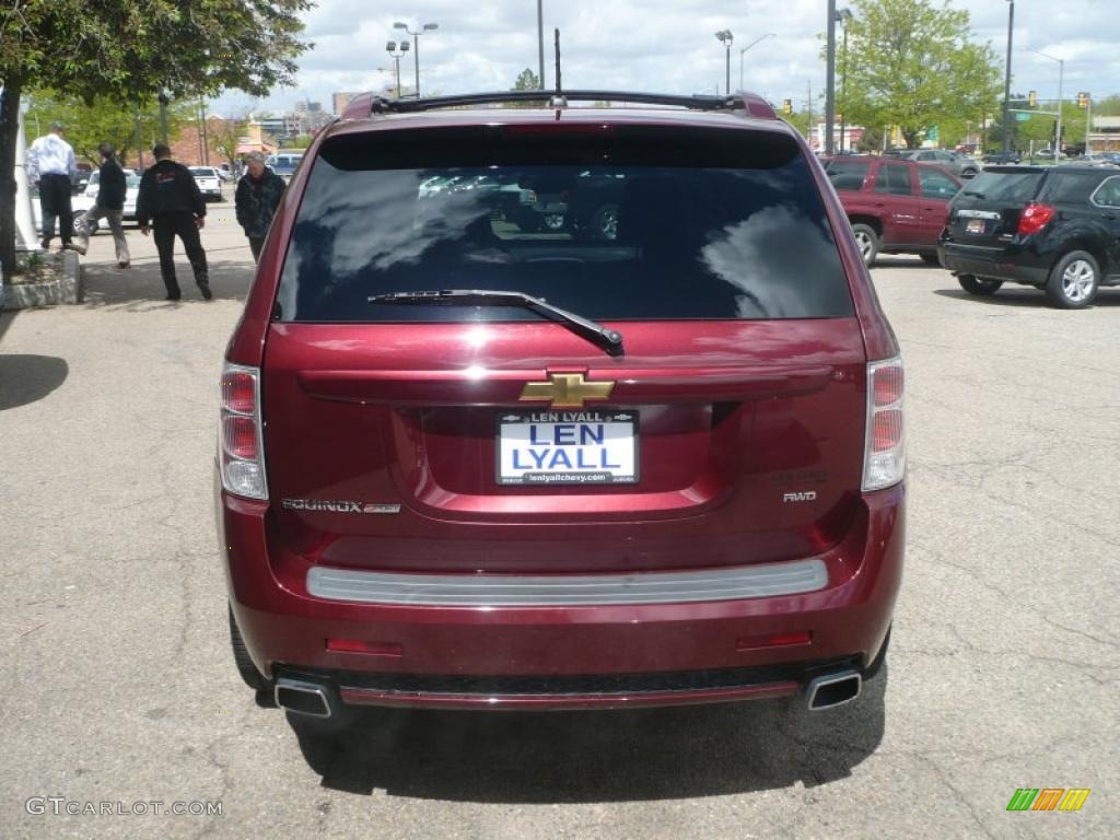 2008 Equinox Sport AWD - Deep Ruby Red Metallic / Ebony photo #5