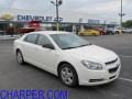 2008 White Chevrolet Malibu LS Sedan  photo #1