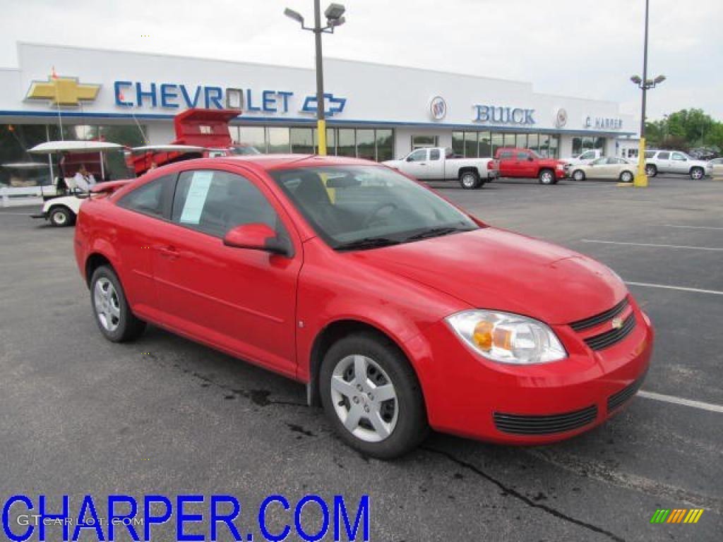 2007 Cobalt LT Coupe - Victory Red / Ebony photo #1