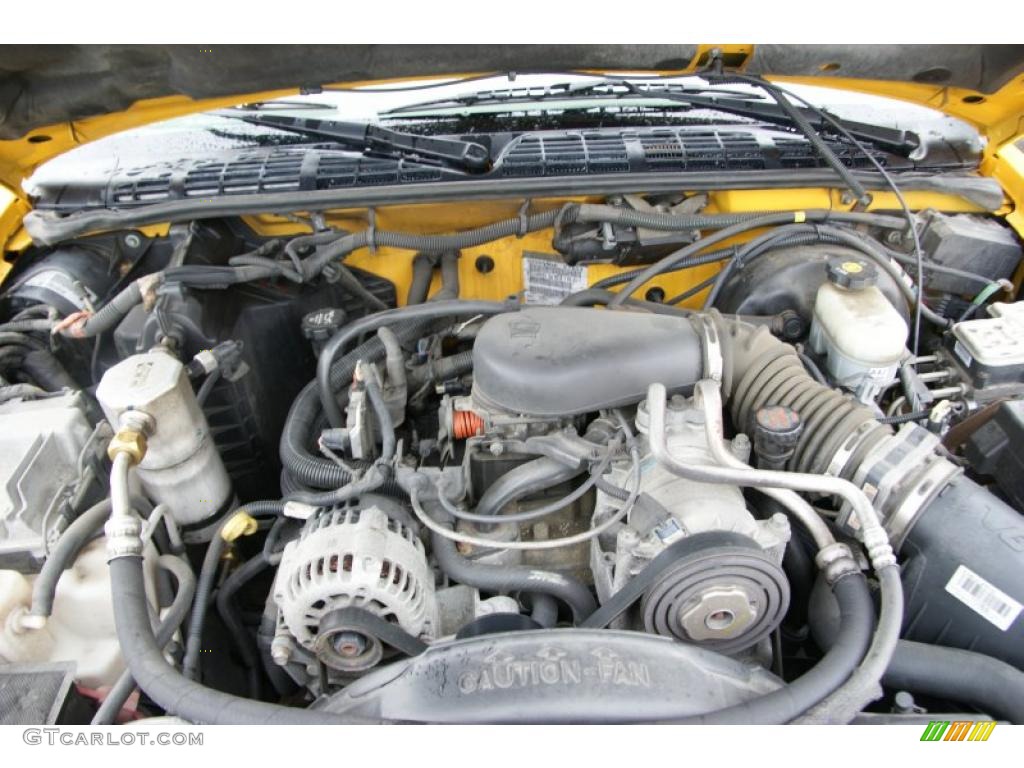 2003 Chevrolet S10 ZR2 Extended Cab 4x4 4.3 Liter OHV 12V Vortec V6 Engine Photo #49605580