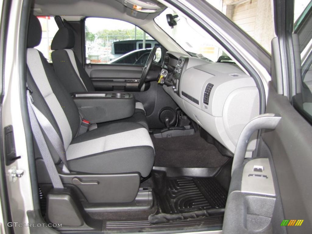 Dark Titanium Interior 2009 Chevrolet Silverado 1500 LS Extended Cab 4x4 Photo #49606171