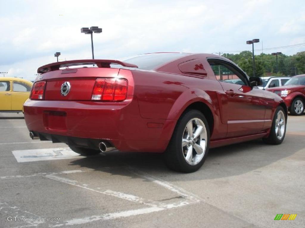 2007 Mustang GT/CS California Special Coupe - Redfire Metallic / Black/Dove Accent photo #3