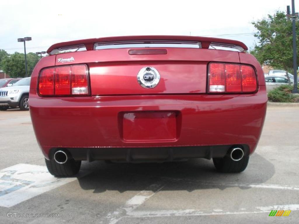 2007 Mustang GT/CS California Special Coupe - Redfire Metallic / Black/Dove Accent photo #4
