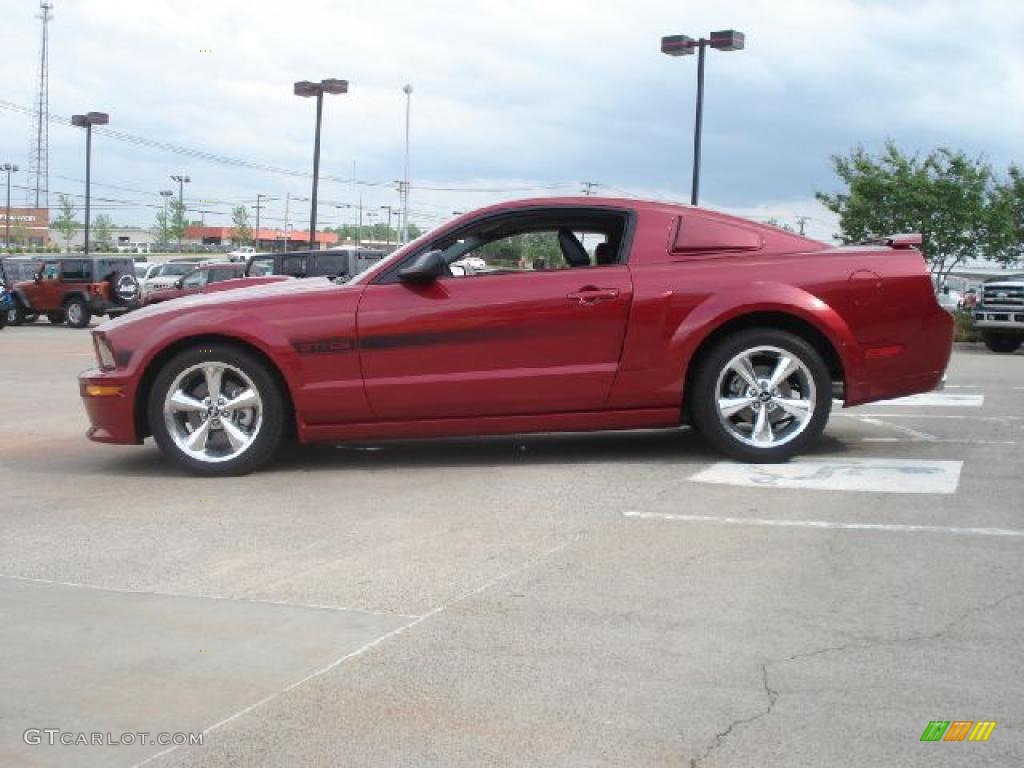 2007 Mustang GT/CS California Special Coupe - Redfire Metallic / Black/Dove Accent photo #6