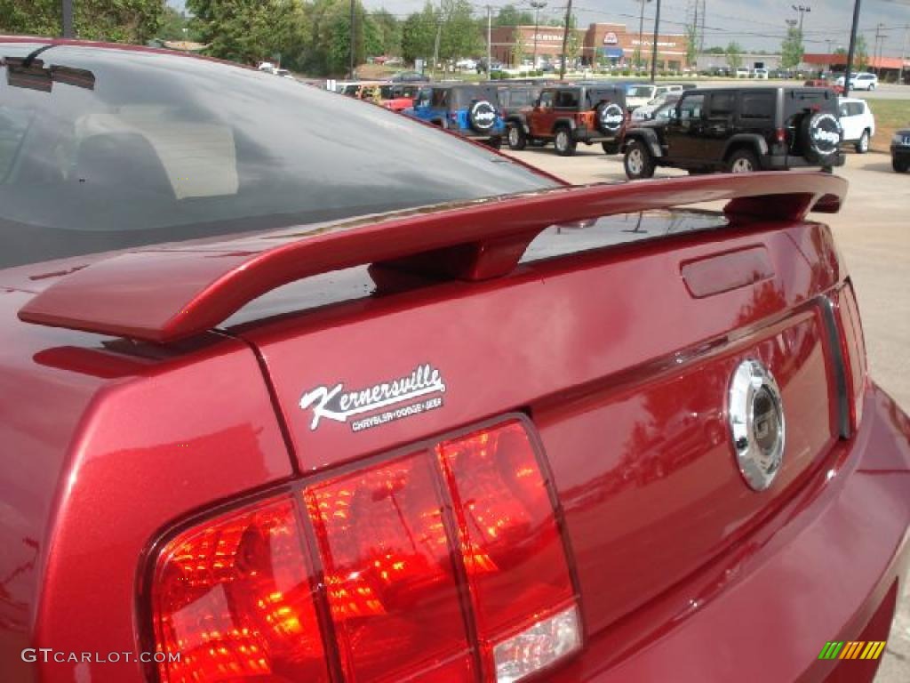2007 Mustang GT/CS California Special Coupe - Redfire Metallic / Black/Dove Accent photo #36