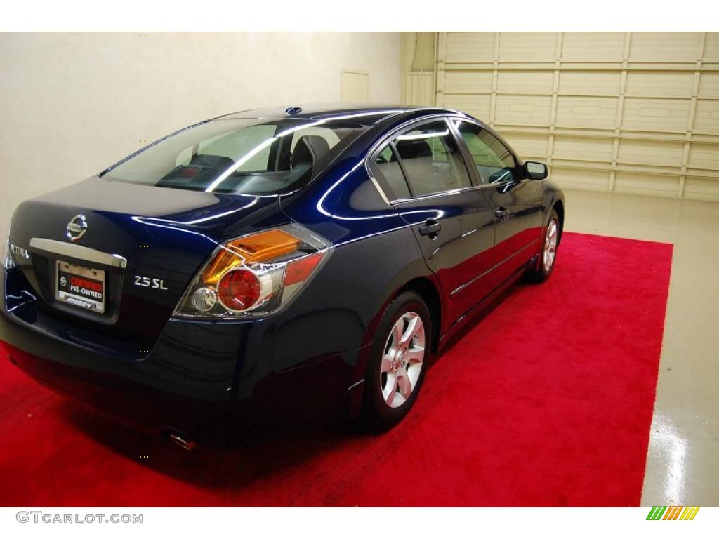 2009 Altima 2.5 SL - Navy Blue Metallic / Charcoal photo #6