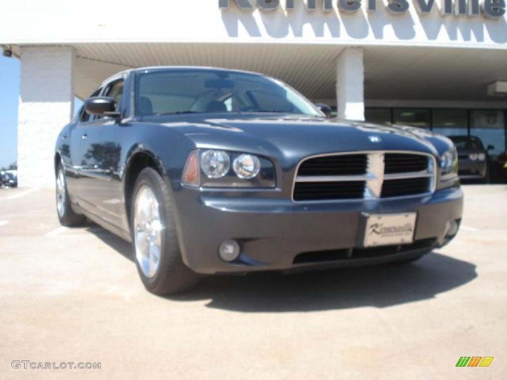 2008 Charger SXT - Steel Blue Metallic / Dark/Light Slate Gray photo #1