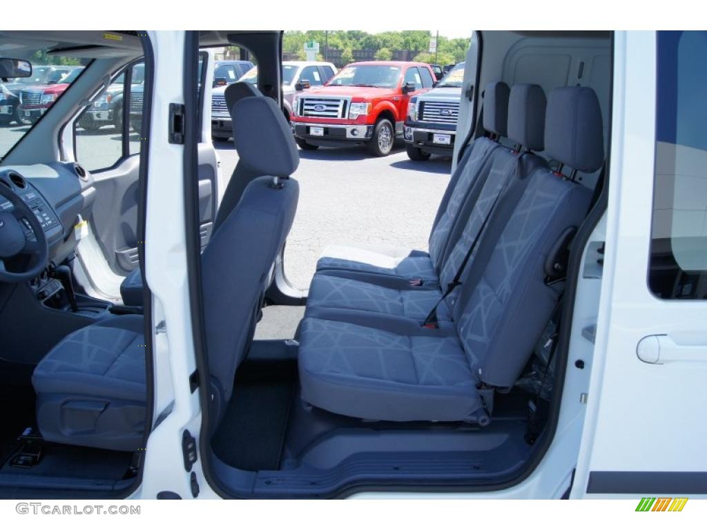 Dark Grey Interior 2011 Ford Transit Connect XLT Passenger Wagon Photo #49609375