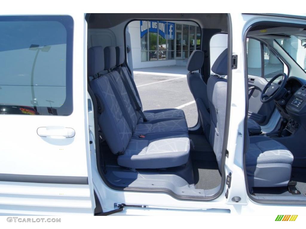 Dark Grey Interior 2011 Ford Transit Connect XLT Passenger Wagon Photo #49609396