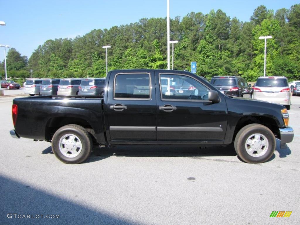 Black 2008 Chevrolet Colorado LT Crew Cab Exterior Photo #49609402