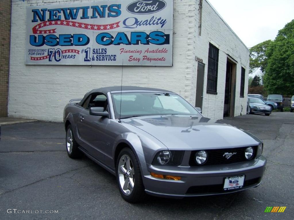 2006 Mustang GT Premium Convertible - Tungsten Grey Metallic / Dark Charcoal photo #7
