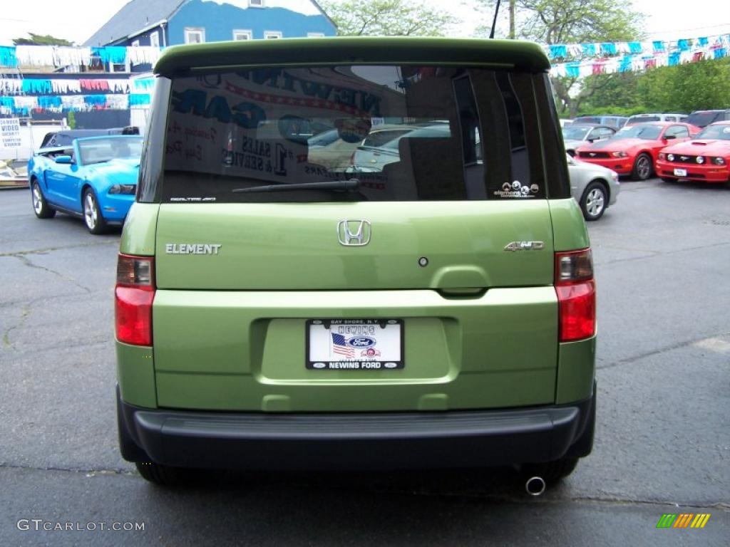 2008 Element EX AWD - Kiwi Green Metallic / Gray/Black photo #5