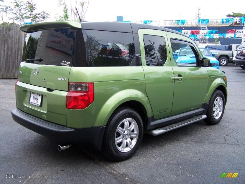 2008 Element EX AWD - Kiwi Green Metallic / Gray/Black photo #6