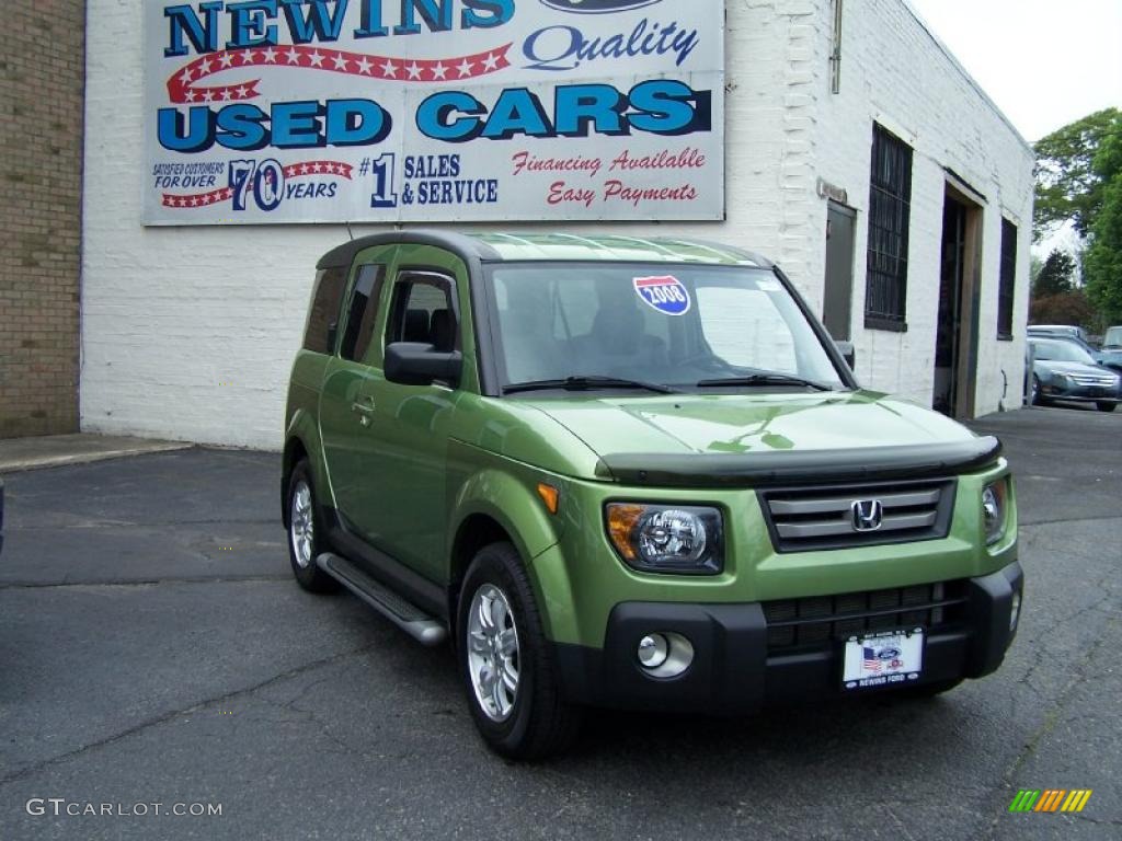 2008 Element EX AWD - Kiwi Green Metallic / Gray/Black photo #7