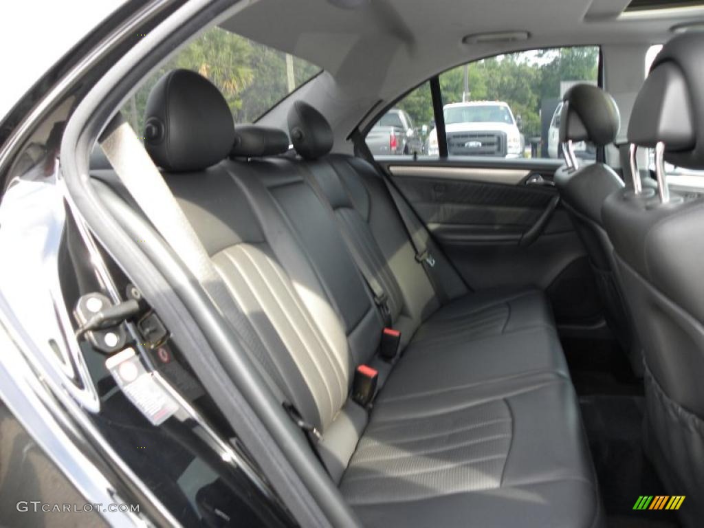 Charcoal Interior 2002 Mercedes-Benz C 32 AMG Sedan Photo #49610890