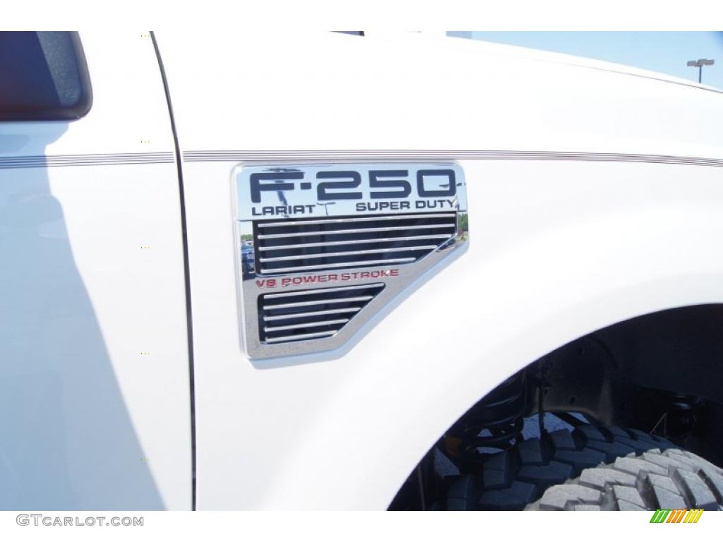 2010 Ford F250 Super Duty Lariat Crew Cab 4x4 Marks and Logos Photo #49610950