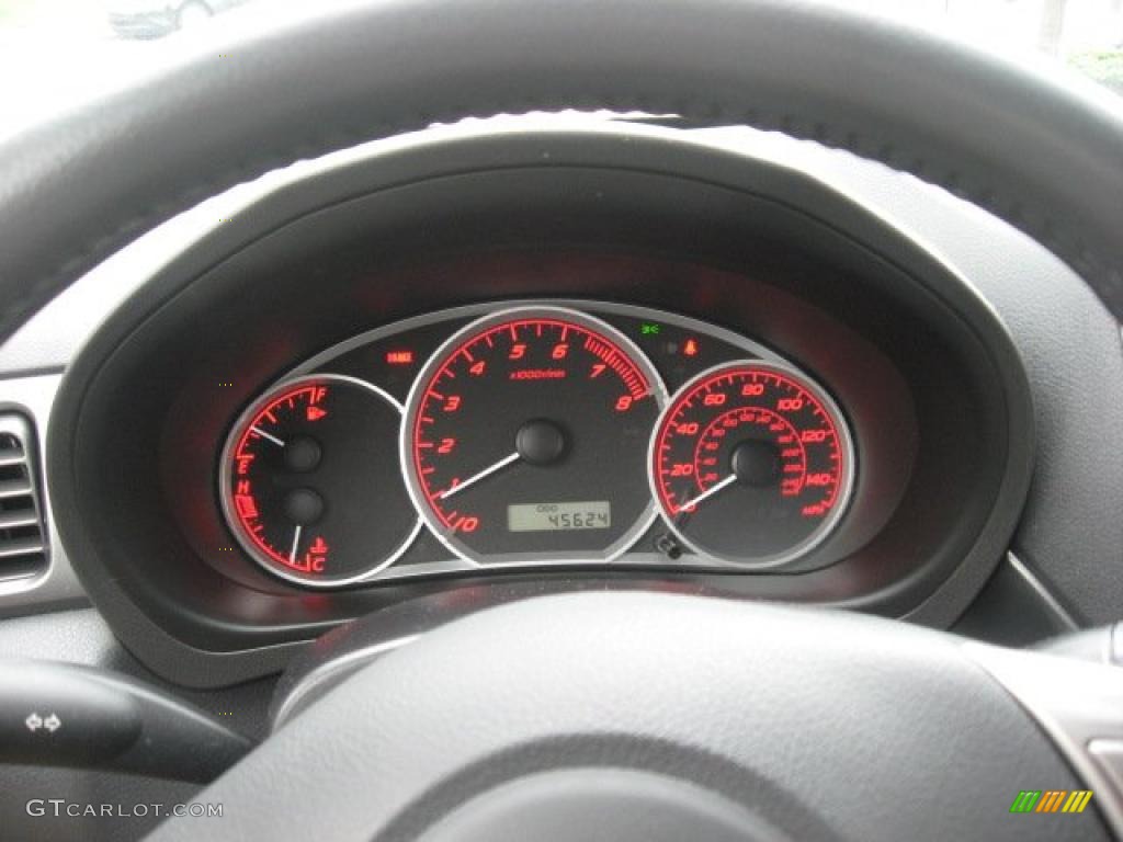 2008 Subaru Impreza WRX Sedan Gauges Photo #49612849