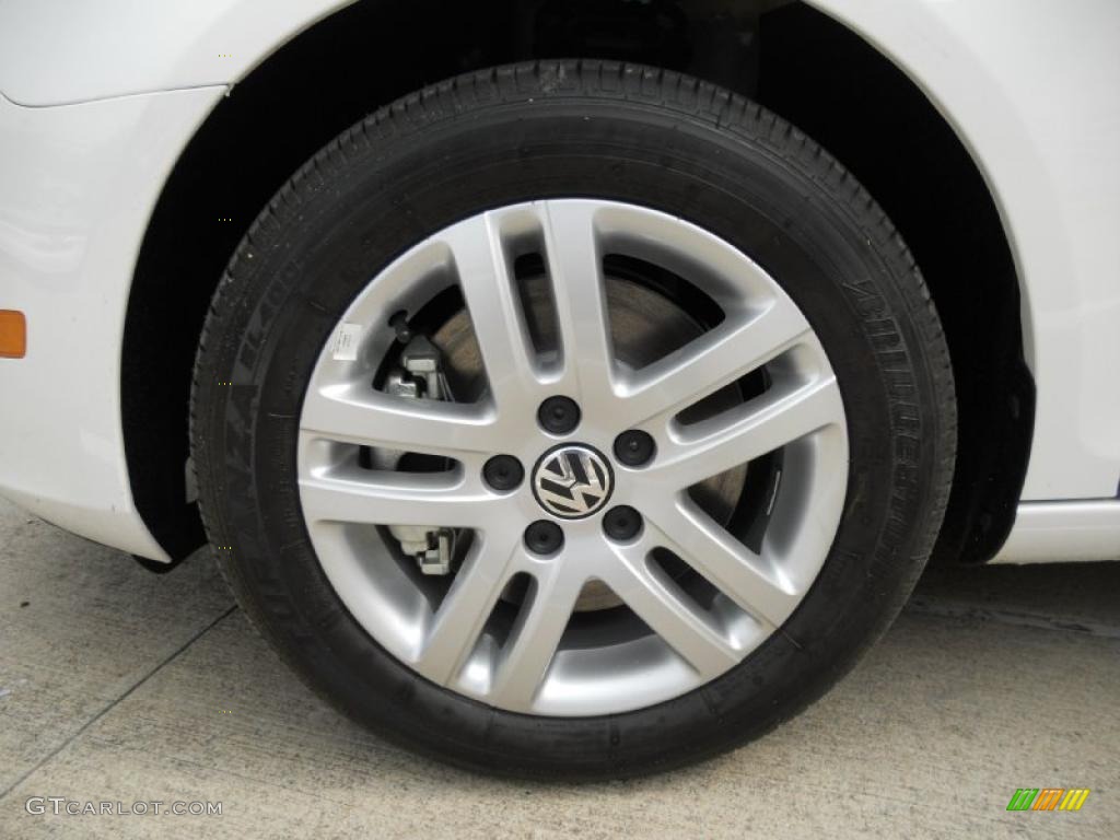 2011 Volkswagen Jetta TDI SportWagen Wheel Photo #49612951
