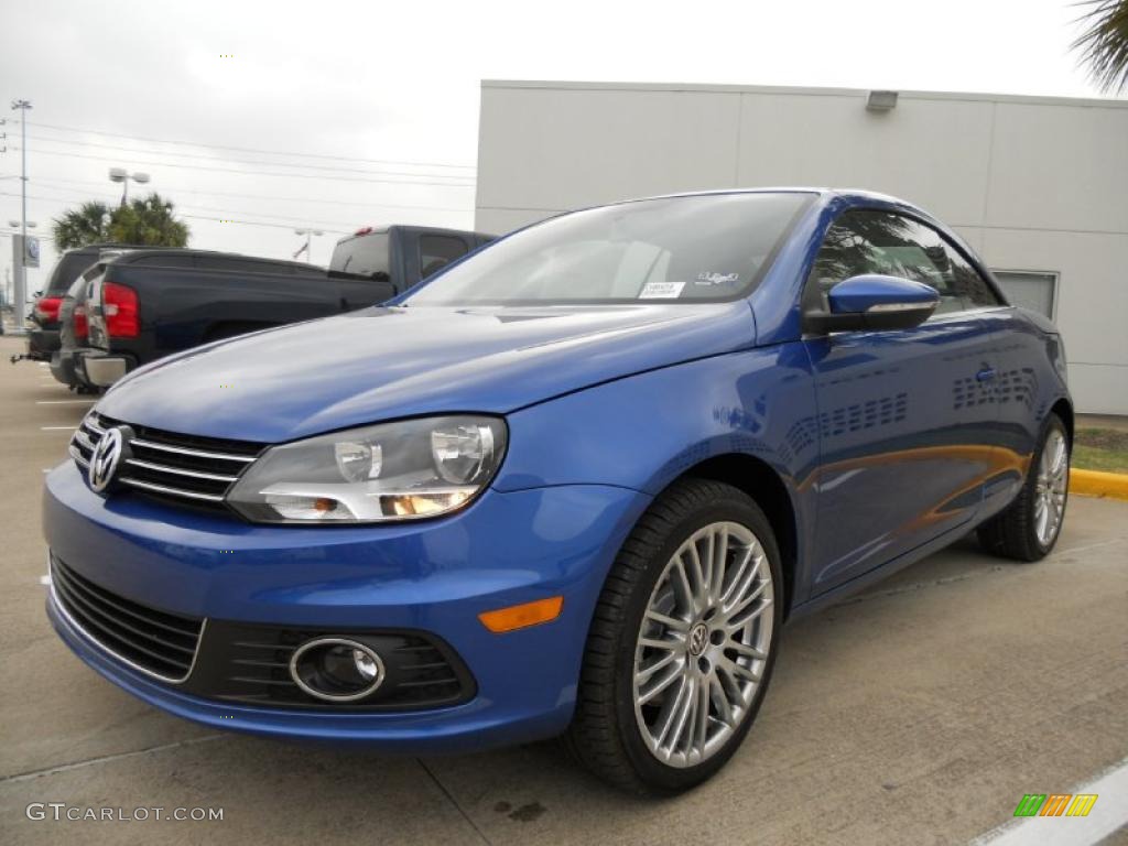 Rising Blue Metallic 2012 Volkswagen Eos Komfort Exterior Photo #49613206