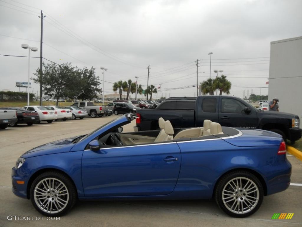 Rising Blue Metallic 2012 Volkswagen Eos Komfort Exterior Photo #49613479