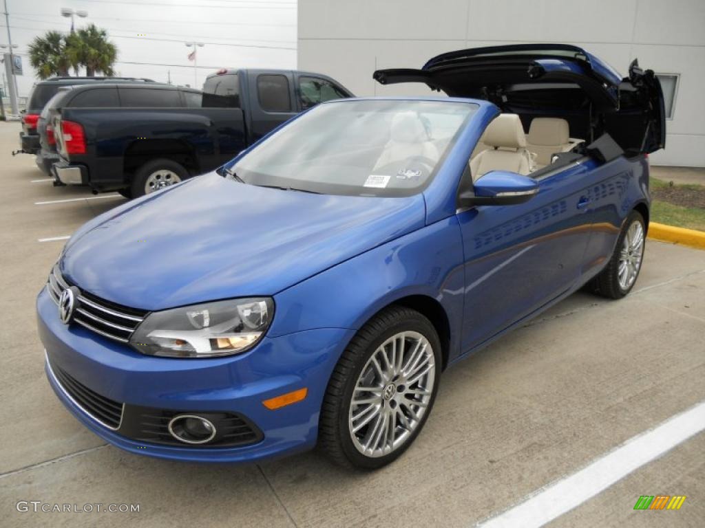 Rising Blue Metallic 2012 Volkswagen Eos Komfort Exterior Photo #49613533