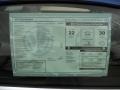  2012 Eos Komfort Window Sticker