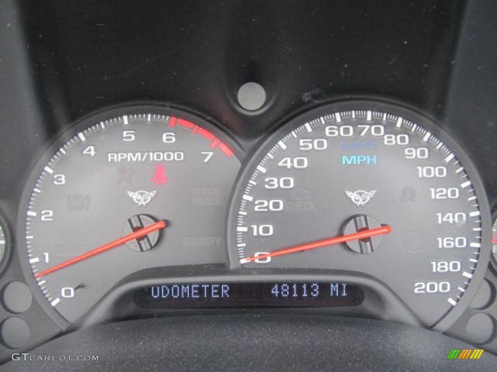 2001 Chevrolet Corvette Convertible Gauges Photo #49613611