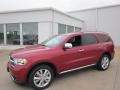 Inferno Red Crystal Pearl 2011 Dodge Durango Crew Lux 4x4 Exterior