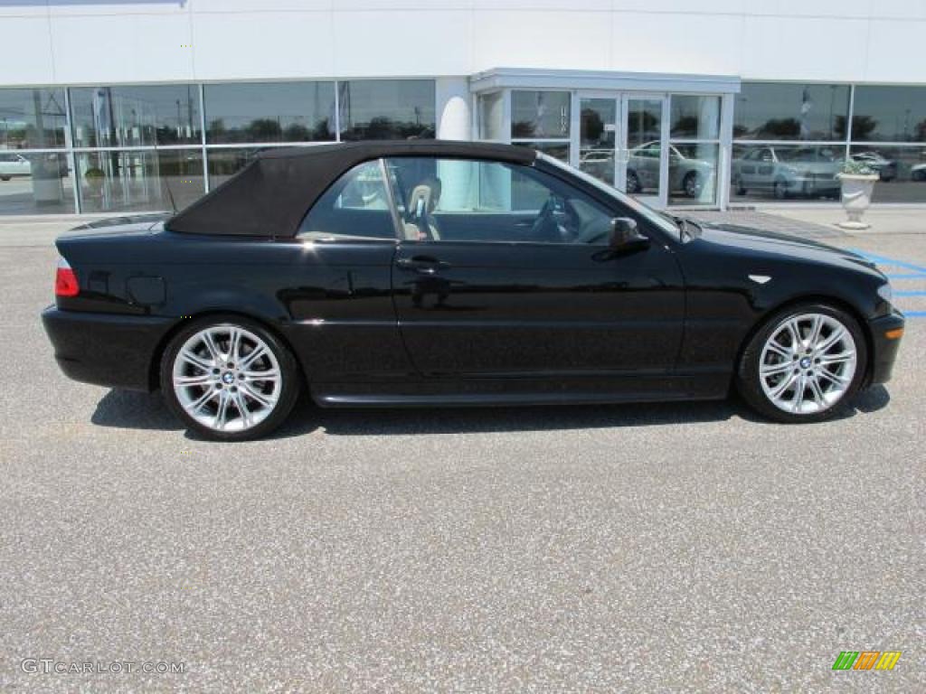 2006 3 Series 330i Convertible - Jet Black / Sand photo #6