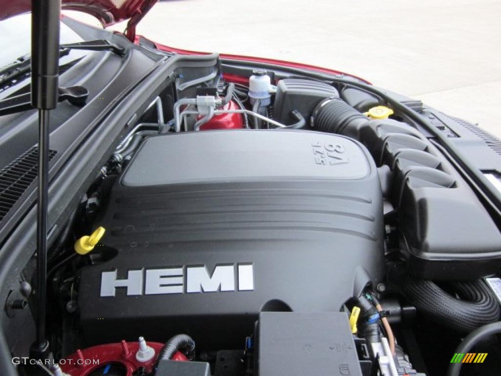 2011 Dodge Durango Crew Lux 4x4 5.7 Liter HEMI OHV 16-Valve VVT MDS V8 Engine Photo #49613926