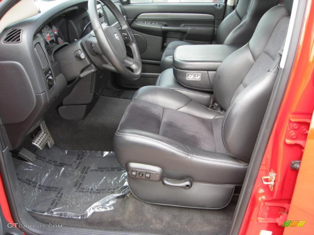 Dark Slate Gray Interior 2005 Dodge Ram 1500 SRT-10 Quad Cab Photo #49614193