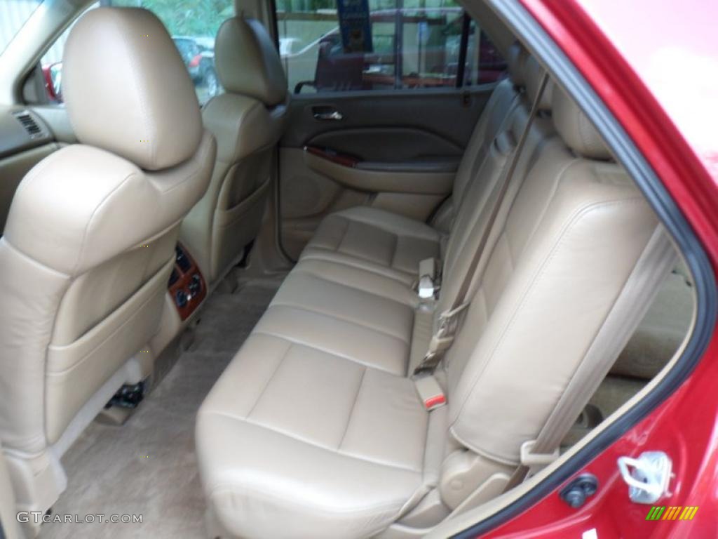 Saddle Interior 2004 Acura MDX Standard MDX Model Photo #49615147