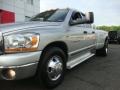 2006 Bright Silver Metallic Dodge Ram 3500 SLT Quad Cab Dually  photo #2