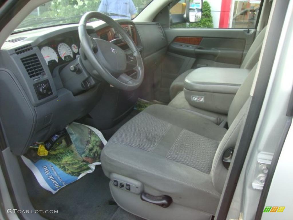 Medium Slate Gray Interior 2006 Dodge Ram 3500 SLT Quad Cab Dually Photo #49617859