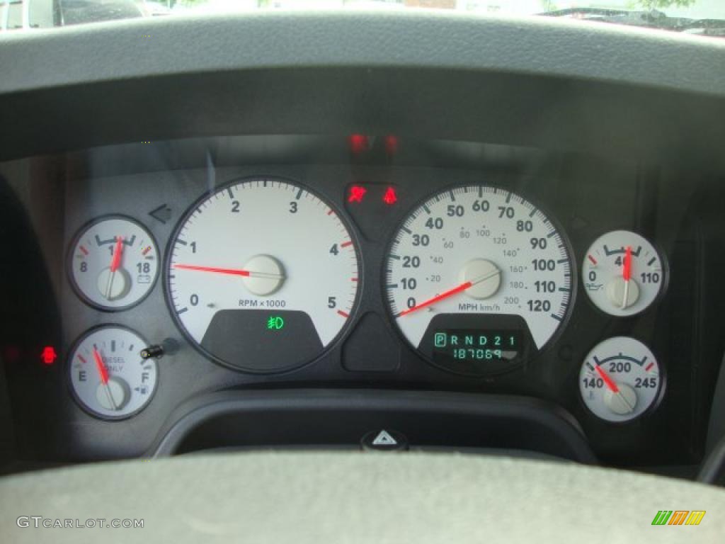 2006 Dodge Ram 3500 SLT Quad Cab Dually Gauges Photos