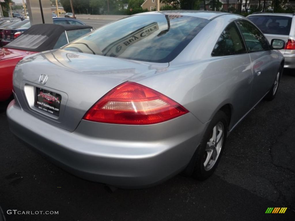 2003 Accord EX Coupe - Satin Silver Metallic / Black photo #3